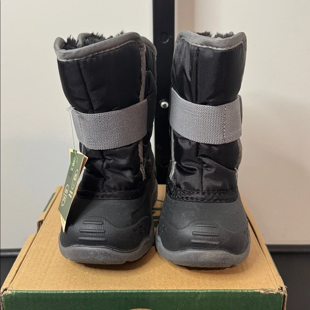 Kamik Snowbugs Baby Toddler Snow Boots Black Size 6 New NIB